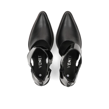 ZAPATO VENET - CUERO MORELIA NEGRO