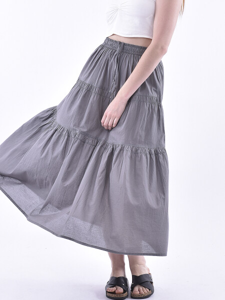 FALDA BOMBAI GRIS OSCURO