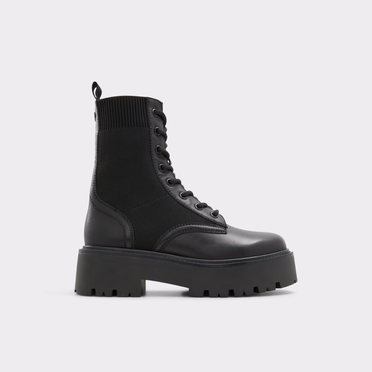 TALALERYKNIT BLACK SMOOTH LEATHER - BLACK 