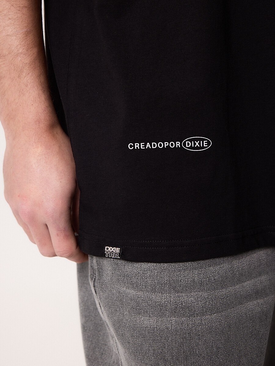 T-SHIRT M/C CHICHARRA DIXIE Negro