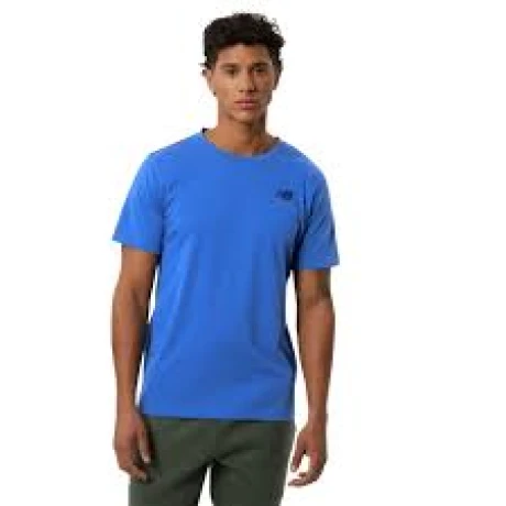Remera New Balance Running Hombre Heathertech Tee Blue S/C