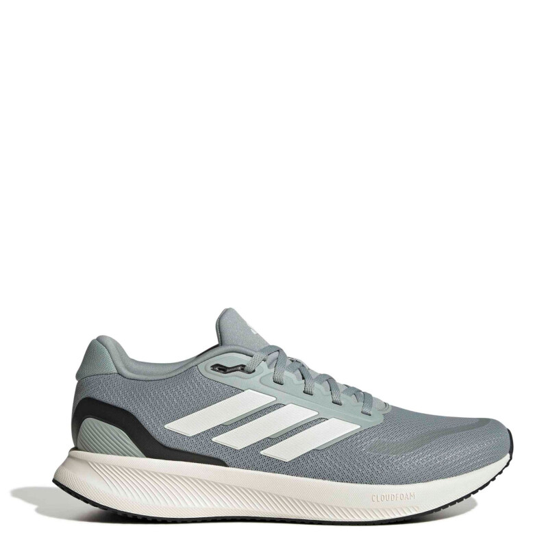 Championes de Hombre Adidas Runfalcon 5 Gris - Blanco