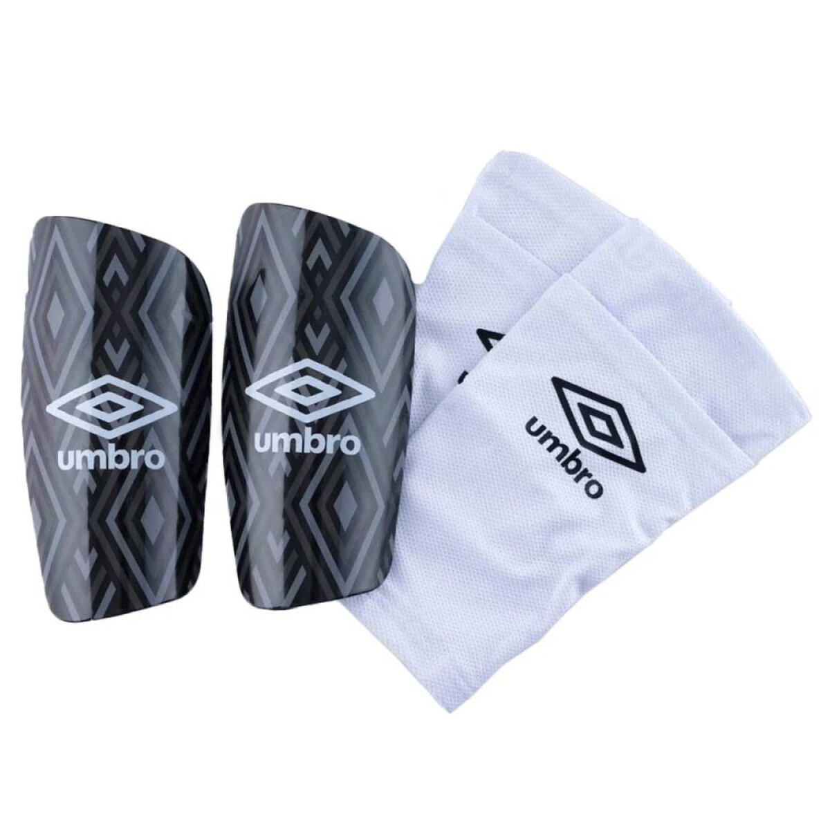 Juego de Canilleras y Medias para Hombre Umbro PRO - BLANCO/NEGRO 