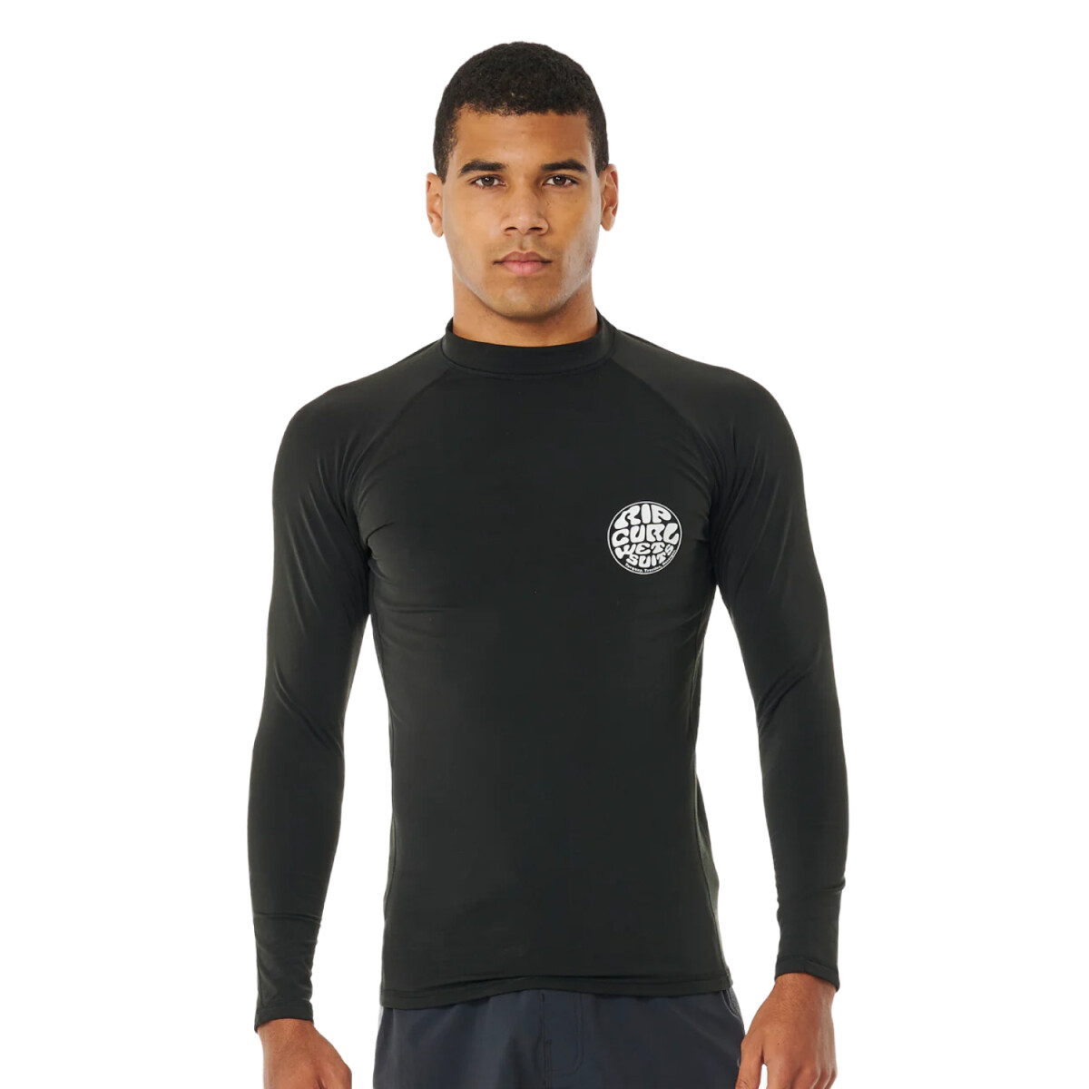 Lycra Rip Curl Icons Upf Brushed - Negro 