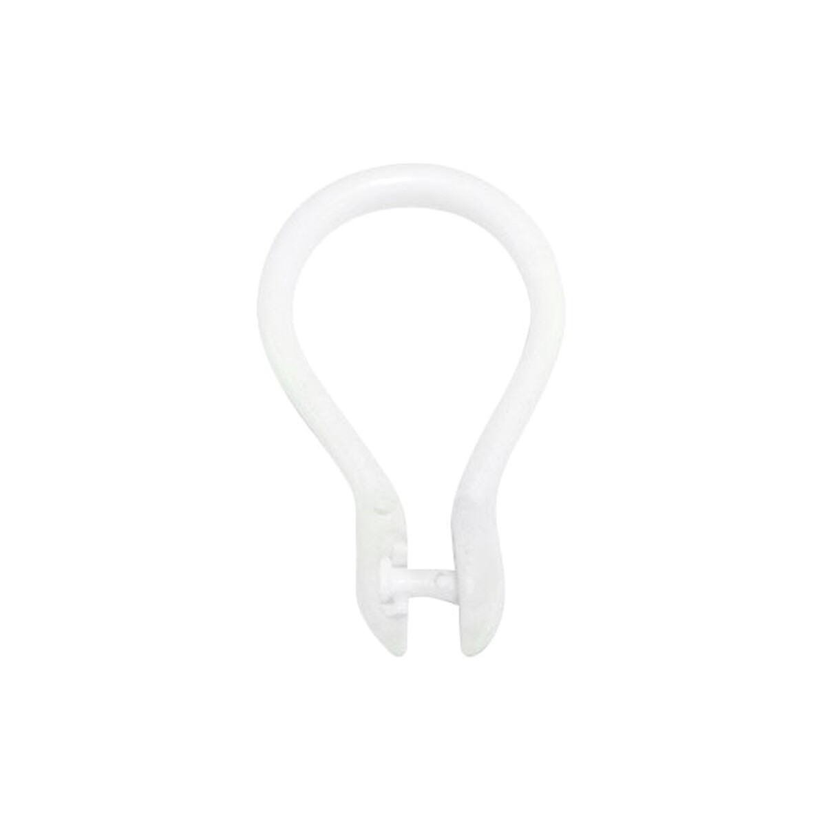 Gancho cortina blanco Sabelcort x docena 
