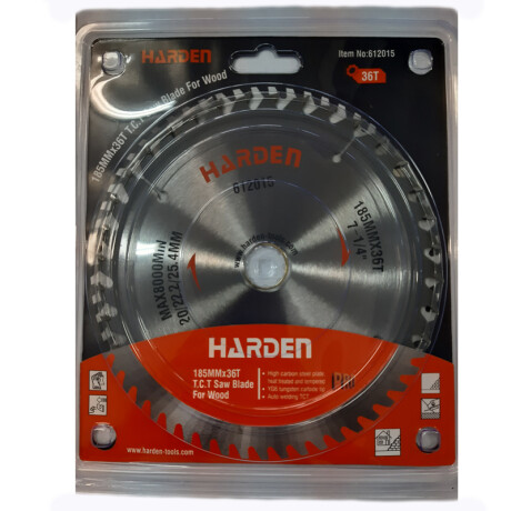 DISCO DE SIERRA PARA MADERA 7 1/4 185MM X 36 DIENTES T.C.T PRO HARDEN ++ N/a