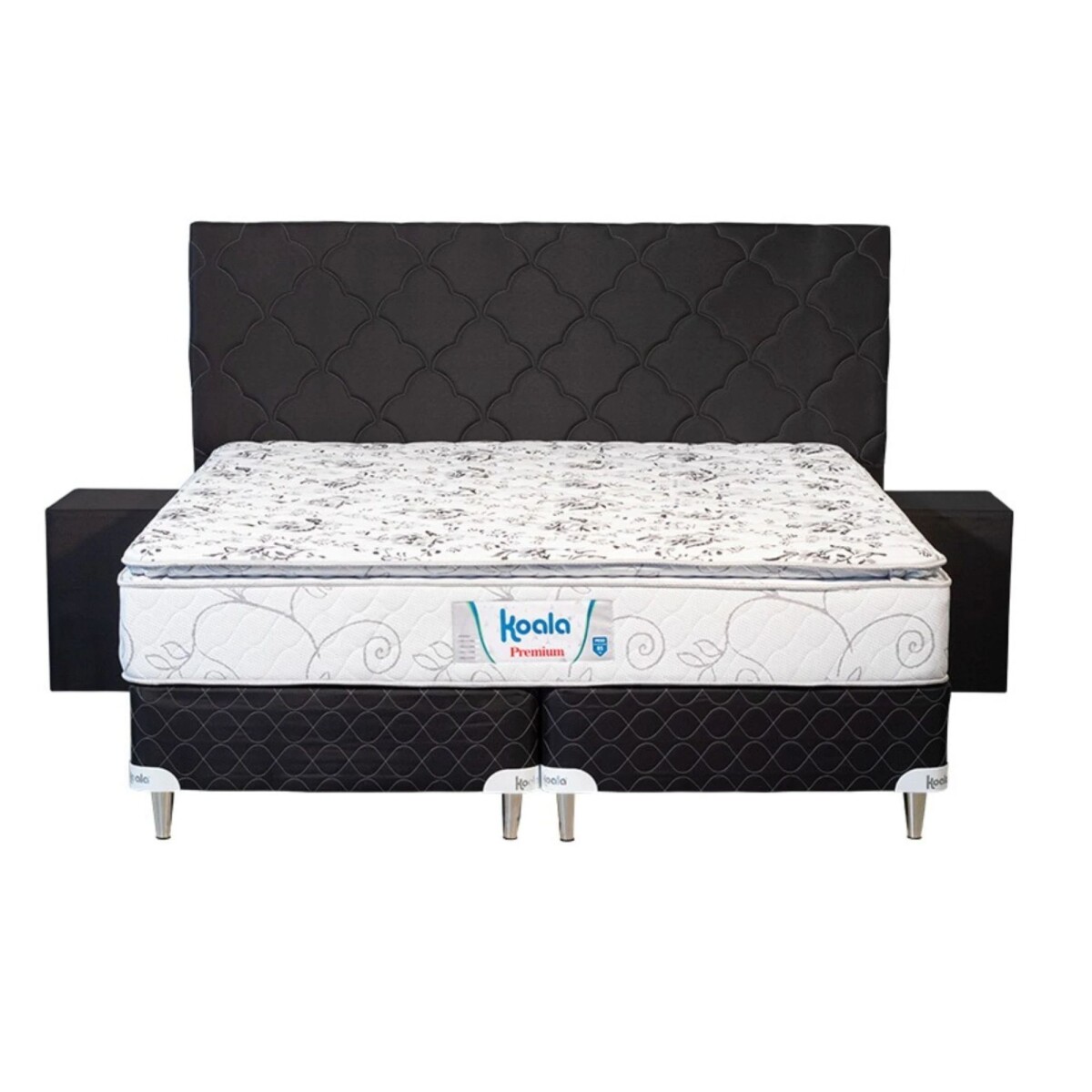 Juego Completo Koala Premium 180 x 200 (Cab+Base+Col+Puff) 