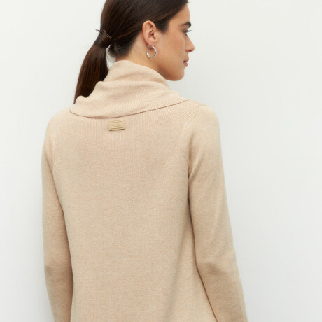 POLERA MENTAS Beige Melange