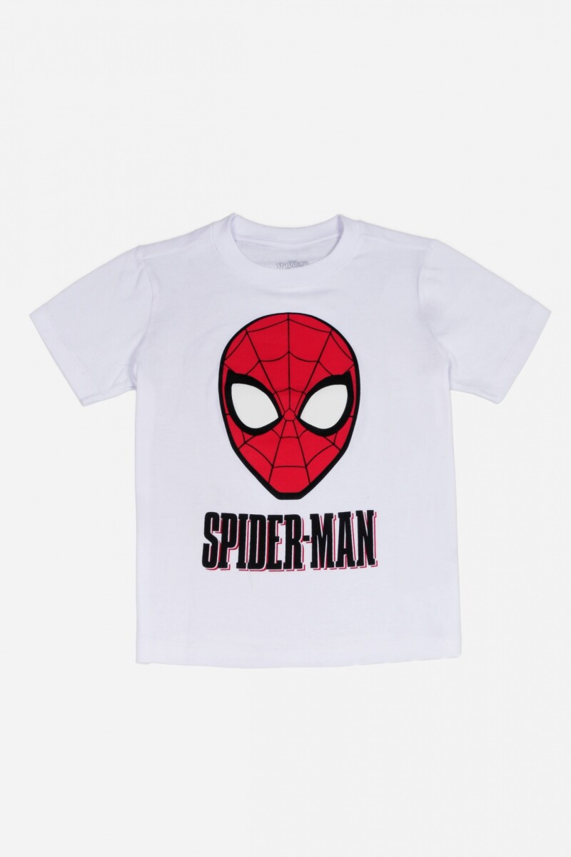 Camiseta m/c niño Spiderman BLANCO