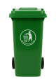 Contenedor De Residuos Verde - 120 Litros Contenedor De Residuos Verde - 120 Litros