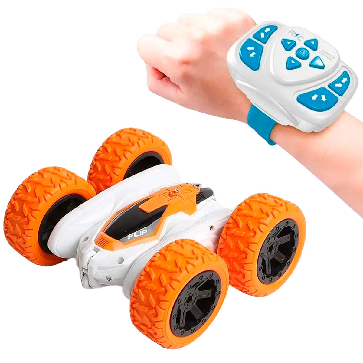 Auto A Control Remoto Acrobático Stunt Force+ Guante - Jug030206 