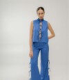 Pantalón Alga Azul