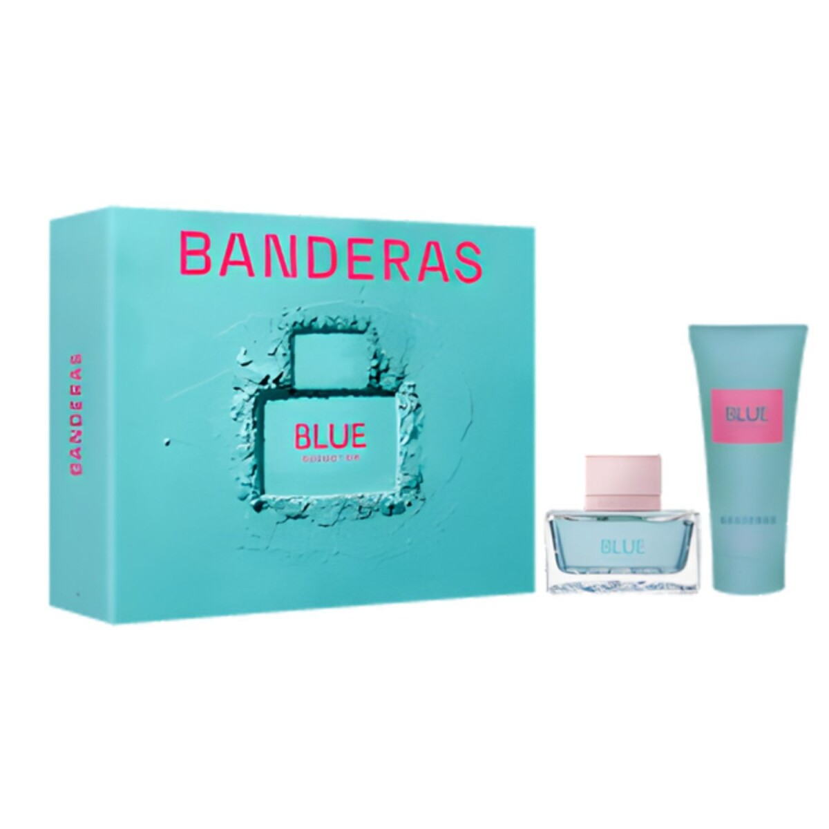 Set Perfume Antonio Banderas Blue Seduction Women EDT 50ml + Body Lotion 