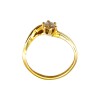 Anillo Solitario-Oro bajo-Piedra Zirconia-AN8077 conpiedra