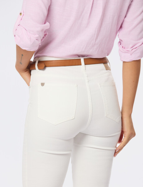PANTALON 5 BOLSILLOS Blanco