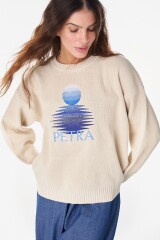 Sweater Reflejos Crudo