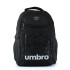 Mochila Umbro Small Pattern Negro - Plateado