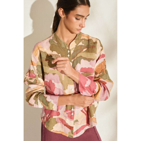 CAMISA REMO PRINT Tierra