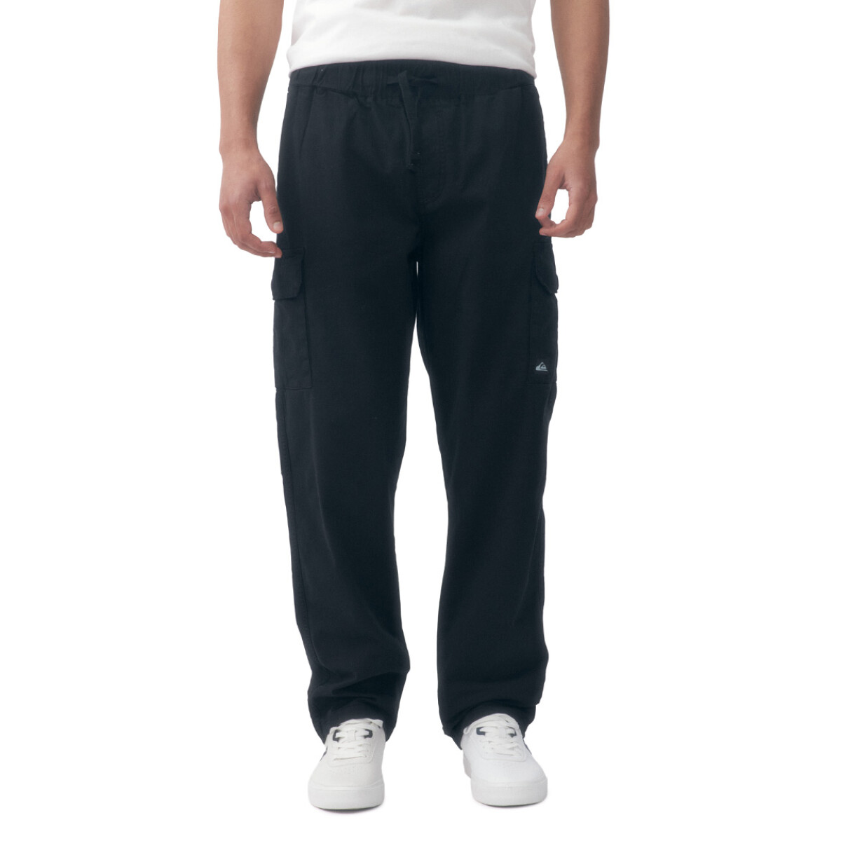 Quiksilver Pantalón Cargo Hombre - Negro 