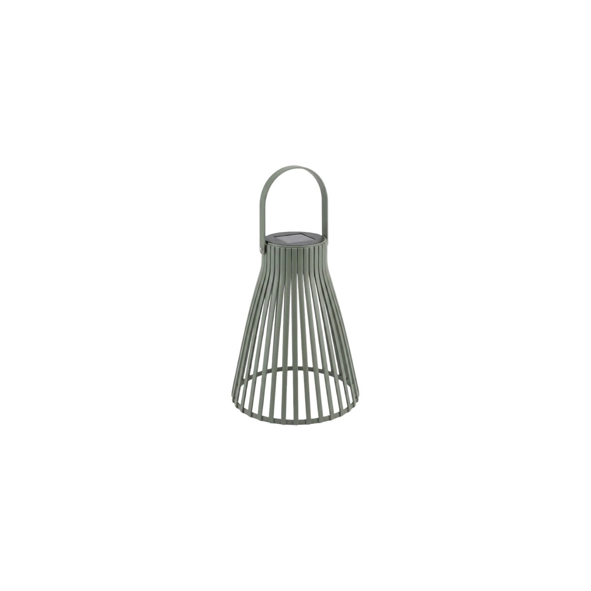 LAMPARA LED SOLAR VERDE 