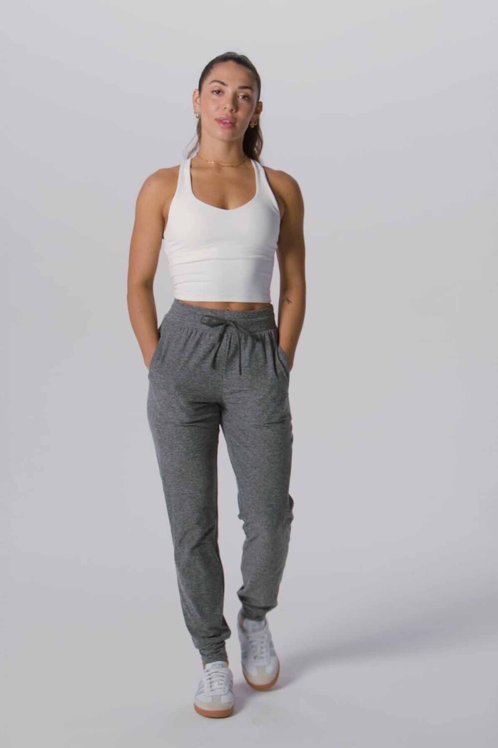 Leggings Jogger Cloud Jersey Mujer Black