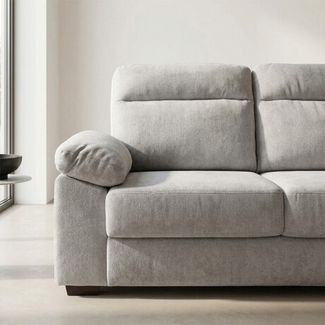 Rinconera Owen - Tela Microfibra - Chaise derecho 12073 (Greige)