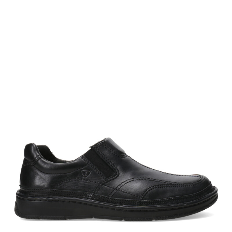 Zapato de Hombre Lombardino Casual Elastico Negro