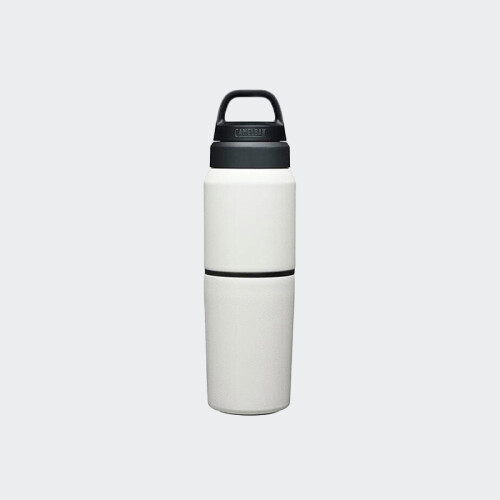 Botella Camelbak MultiBev de 500ML, taza 350ML Blanco