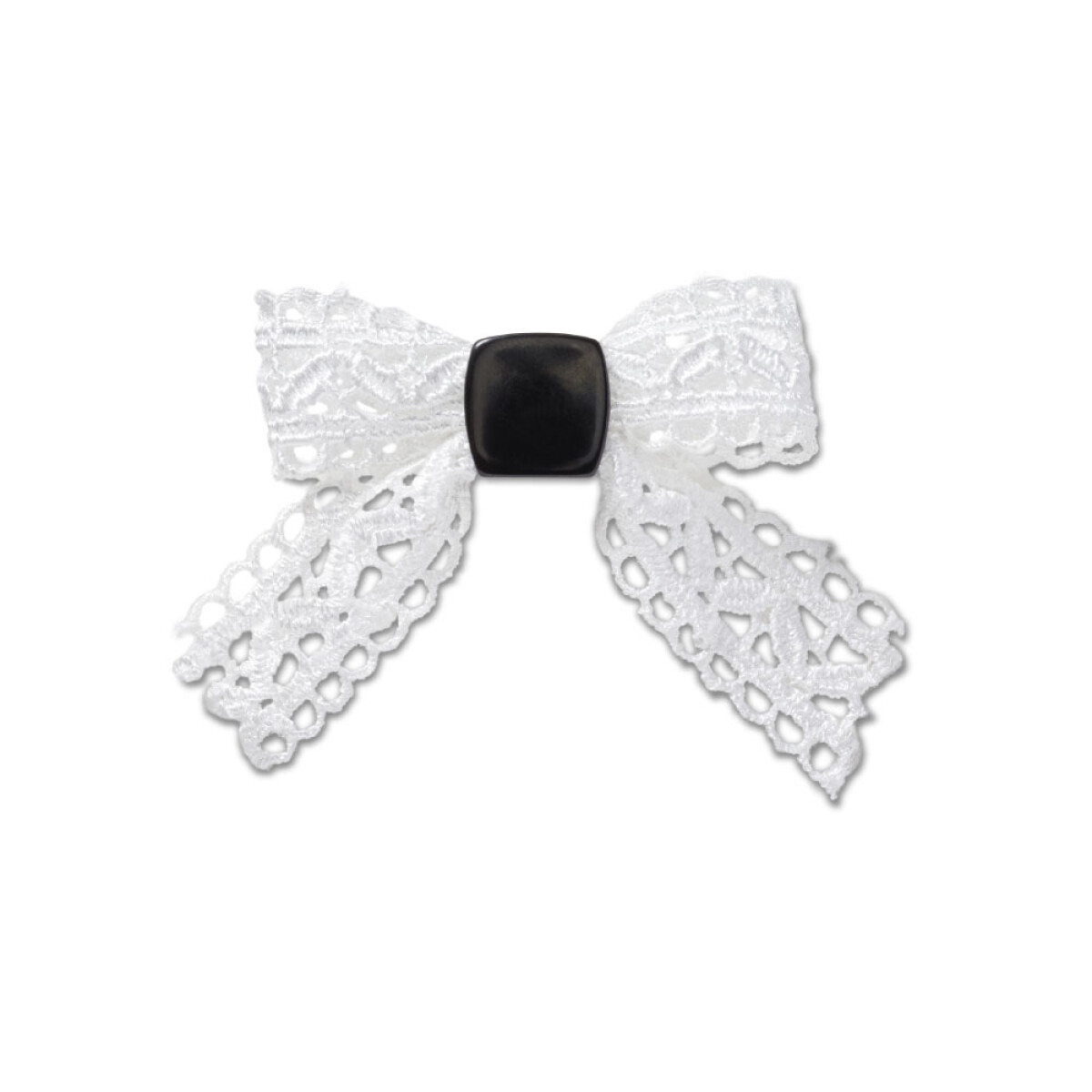 Jibbitz White Lace Bow 