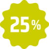 GANGAS 25%