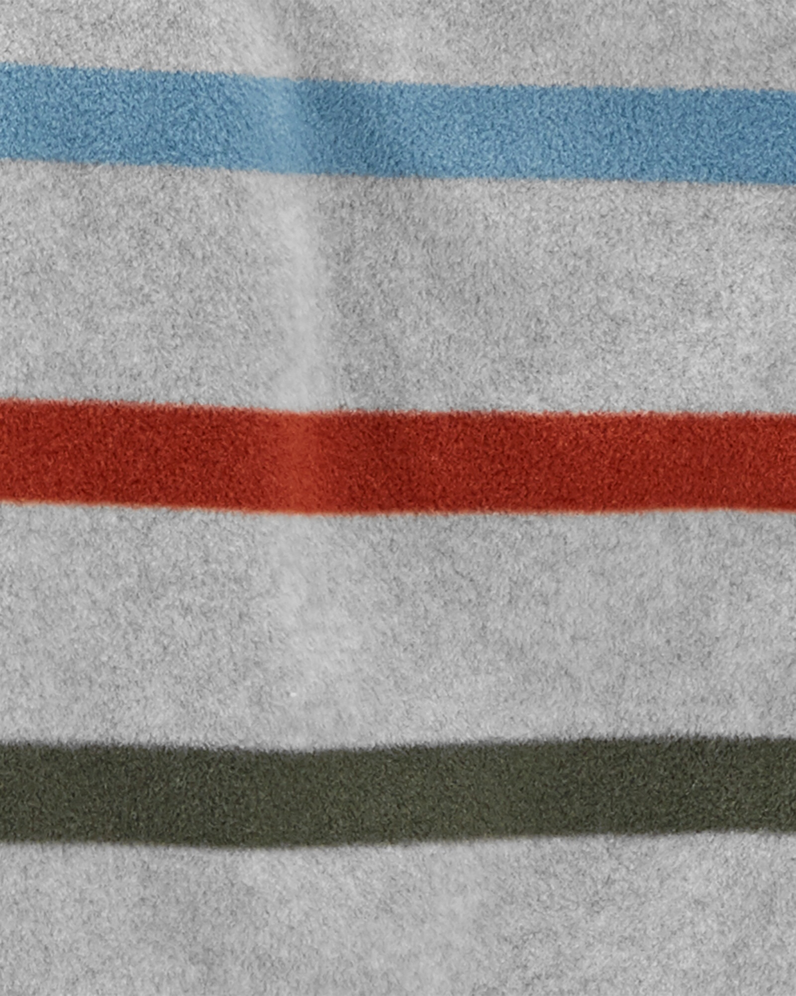 Campera de micropolar diseño franjas de color Sin color