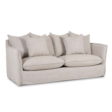 SOFÁ 3 CUERPOS TELA-PREMIUM NATURAL-BEIGE BAHAMA NATURAL