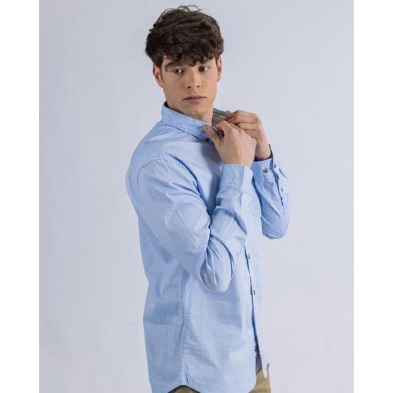 Camisa manga larga UFO Grant celeste Celeste