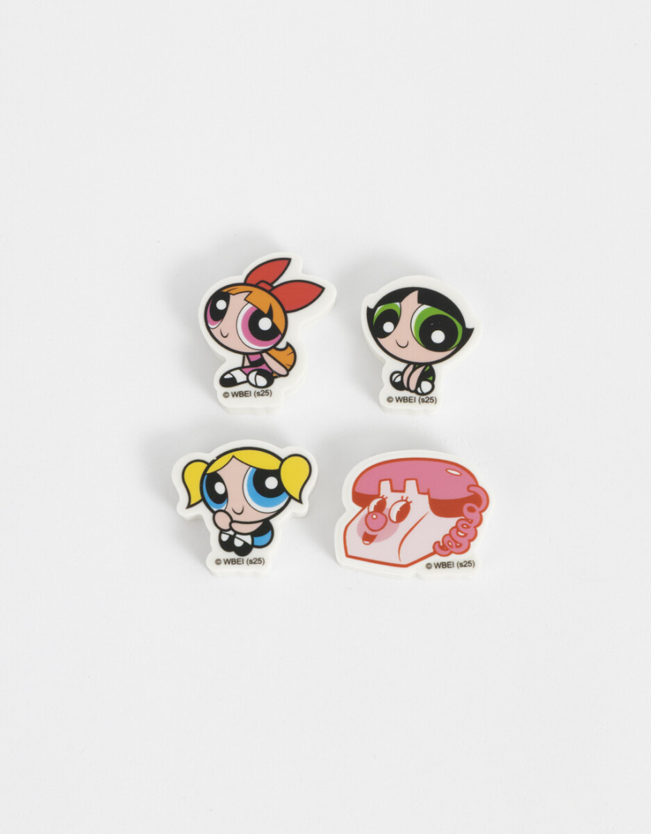 Set De Gomas De Borrar "chicas Superpoderosas" 