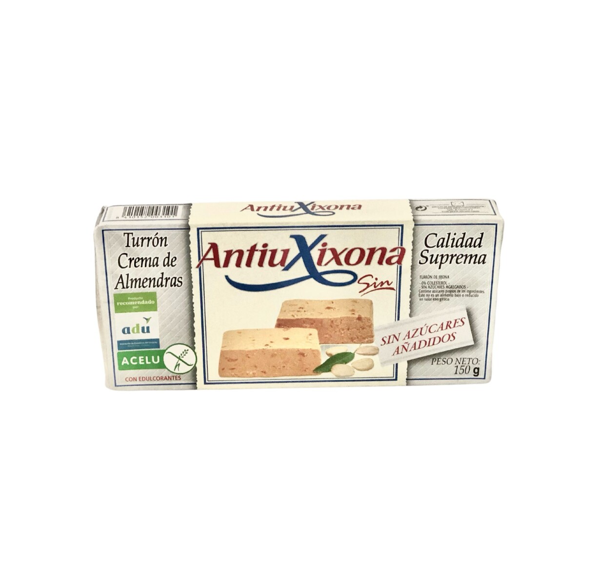 Turrón de almendras AntiuXixona 150g 