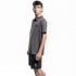 RAPID POLO T-SHIRT MEN BLACK GREY MELANGE