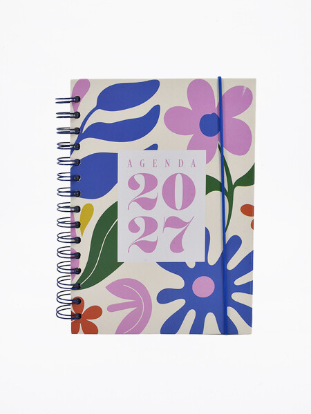 AGENDA FLOWER MULTICOLOR 2027 MULTICOLOR