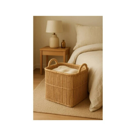Cesto 27X27X25Cm Ratan Natural