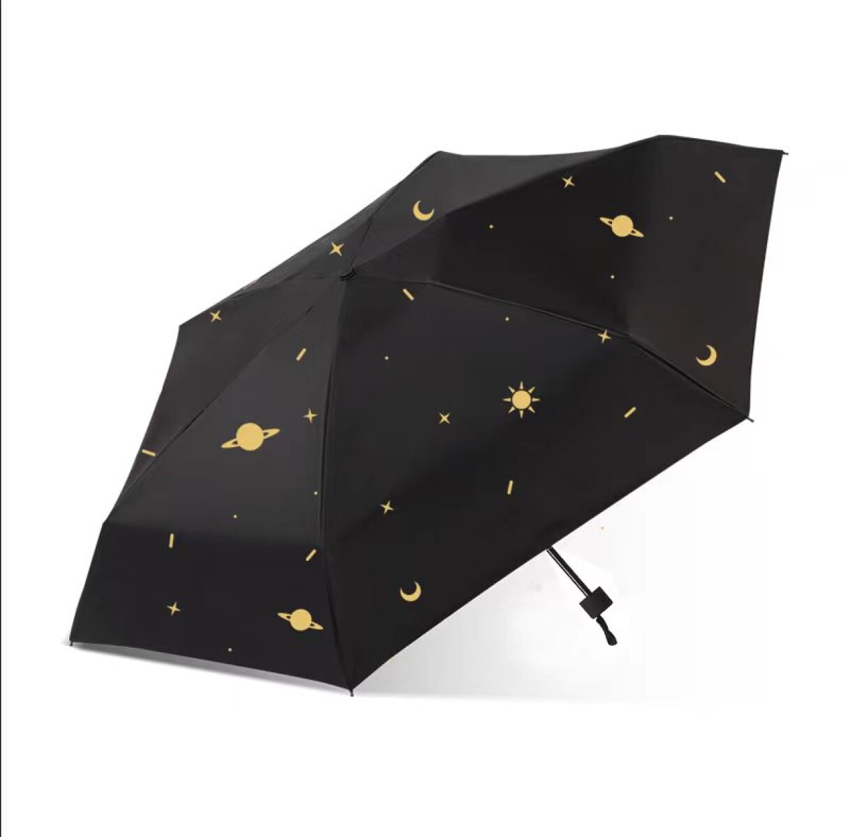 Paraguas corto galaxy - negro 