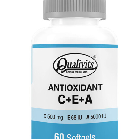 Qualivits Antioxidante C+E+A - 60 Capsulas Blandas