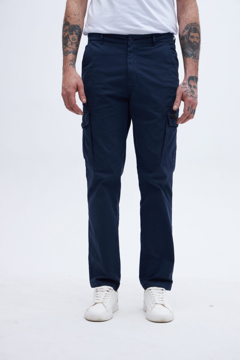 Pantalón cargo Roque - Azul 