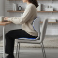 Respaldo Lumbar Corrector De Postura Espaldar Ergonómico Azul