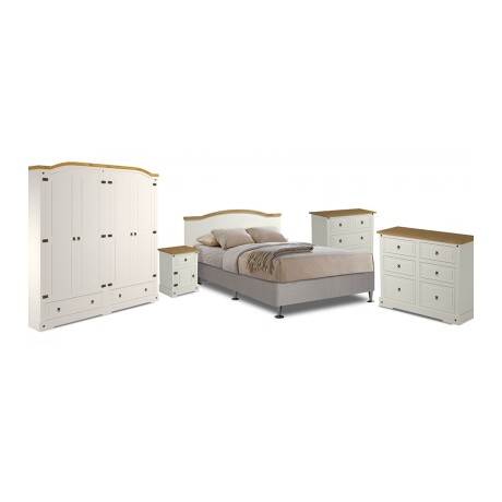 MESA DE LUZ 1 PLAZA MADERA NATURAL-BEIGE SMILE