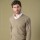 Sweater V lambswool Moss