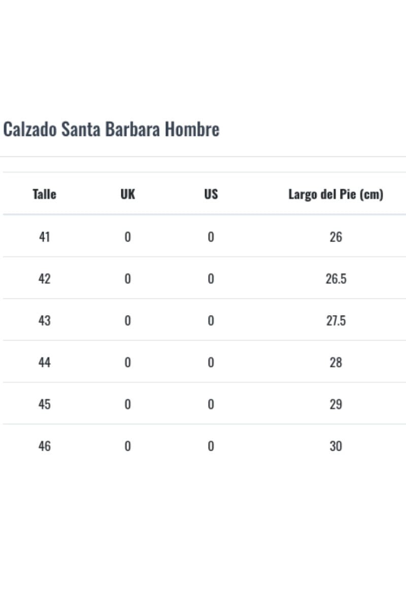 CALZADO NÁUTICO SANTA BÁRBARA STREET Negro