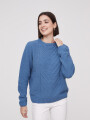 Sweater Allora Azul Grisaceo
