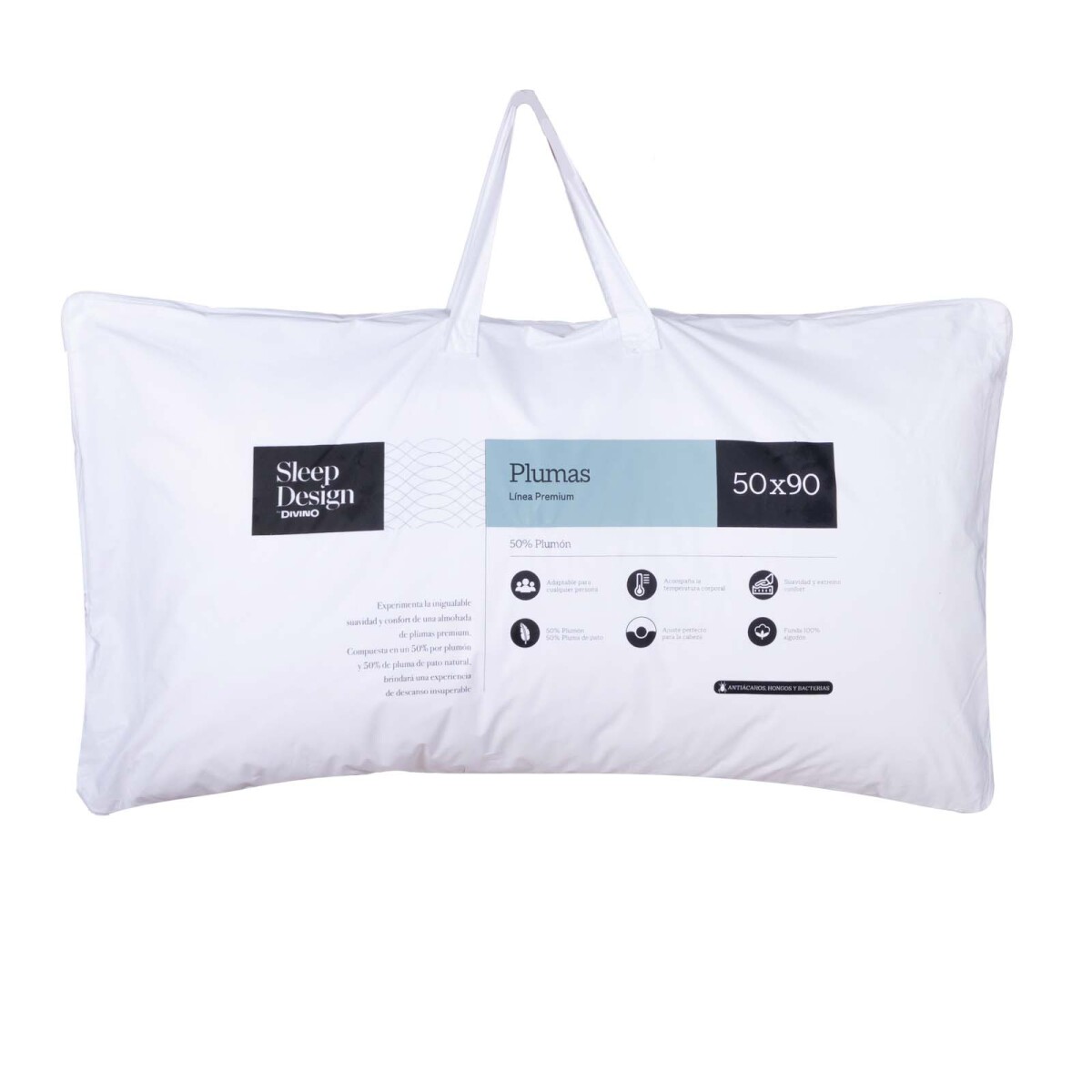 ALMOHADA PLUMÓN - PLUMAS PATO PREMIUM 