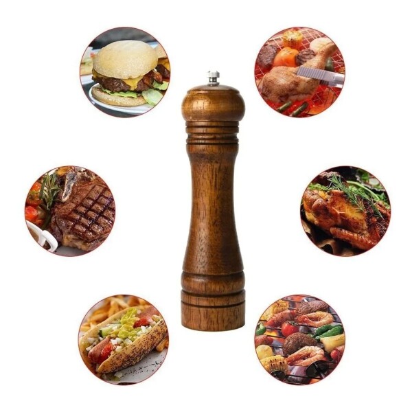 Molinillo Pimentero Madera Muela Acero Cocina Manual Atrix ® variante madera