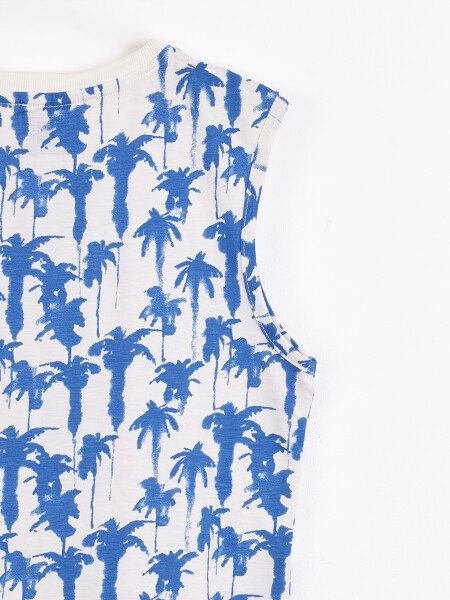 MUSCULOSA PALMS CELESTE (V)
