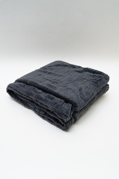 Manta Sami 1 1/2 Plaza - 220g Gris Oscuro